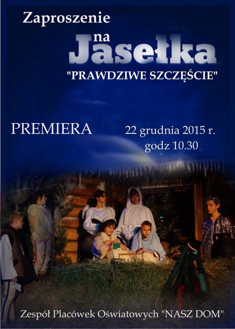 plakat jasełka 2015